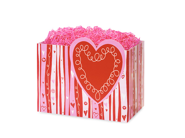 Swirly Heart Gift Basket Sugar Free