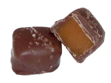 Dark Vanilla Caramels with Sea Salt Sugar Free