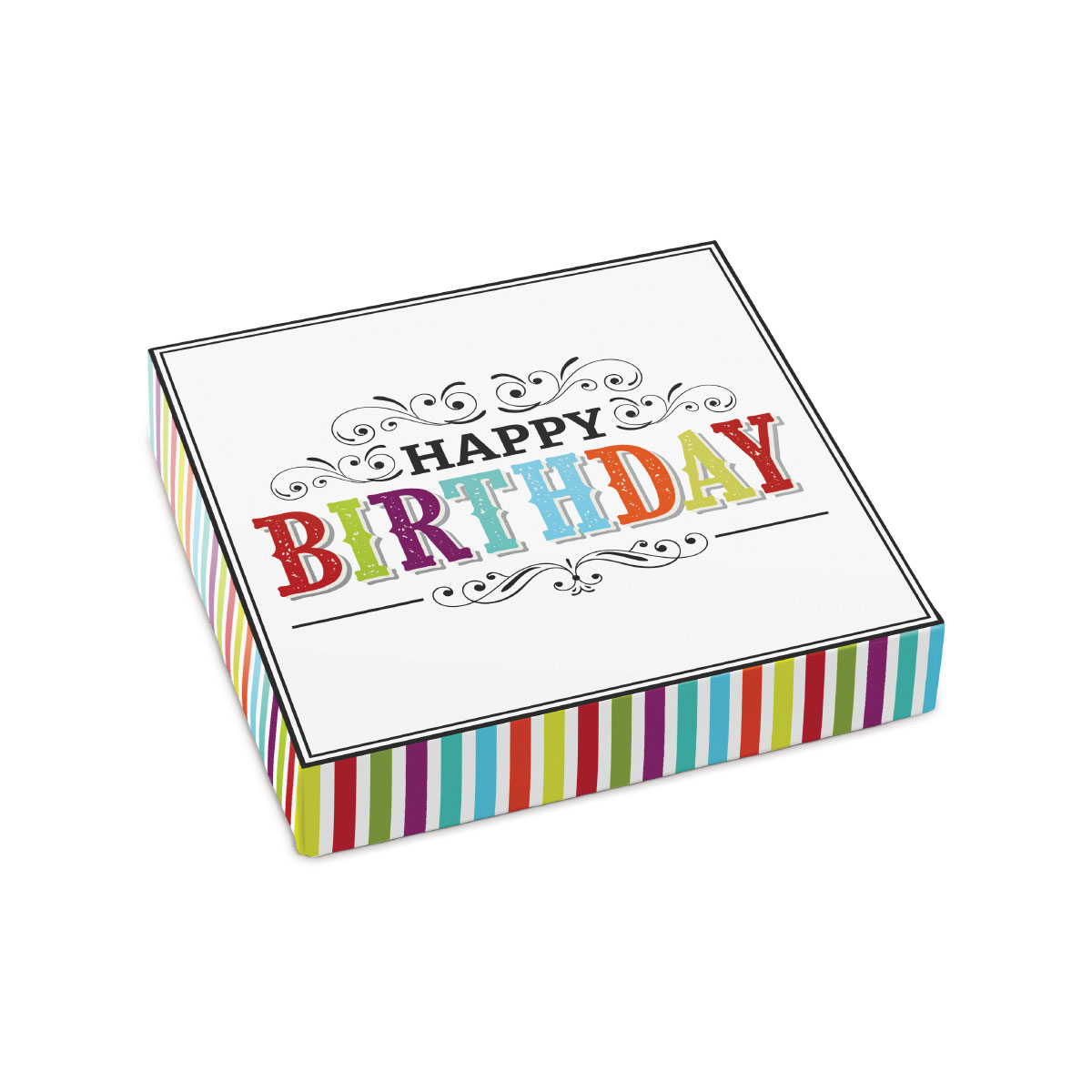 Happy Birthday Gift Box with Assorted Sugar Free Chocolates