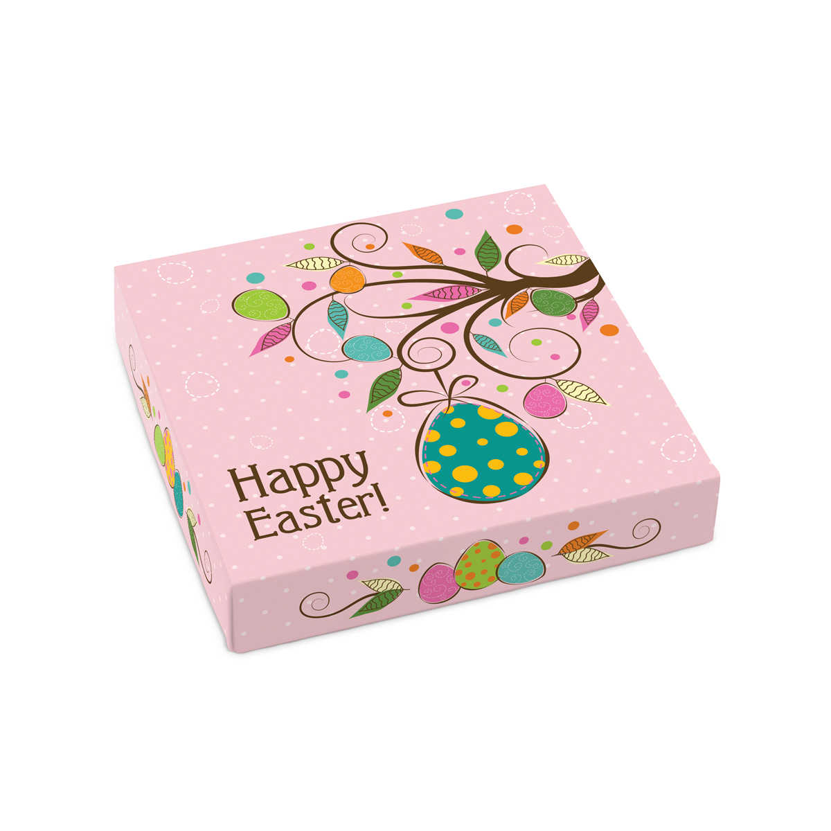 Happy Easter Egg Gift Box with Assorted Chocolates Sugar Free