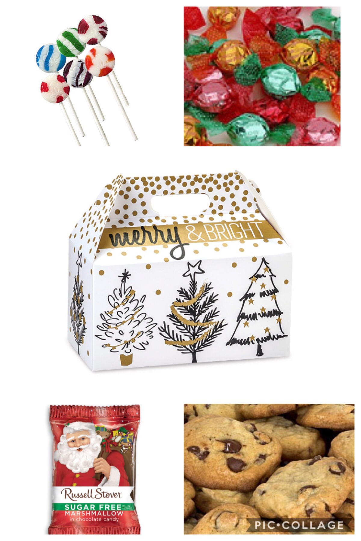 Merry & Bright Christmas Gift basket Sugar Free
