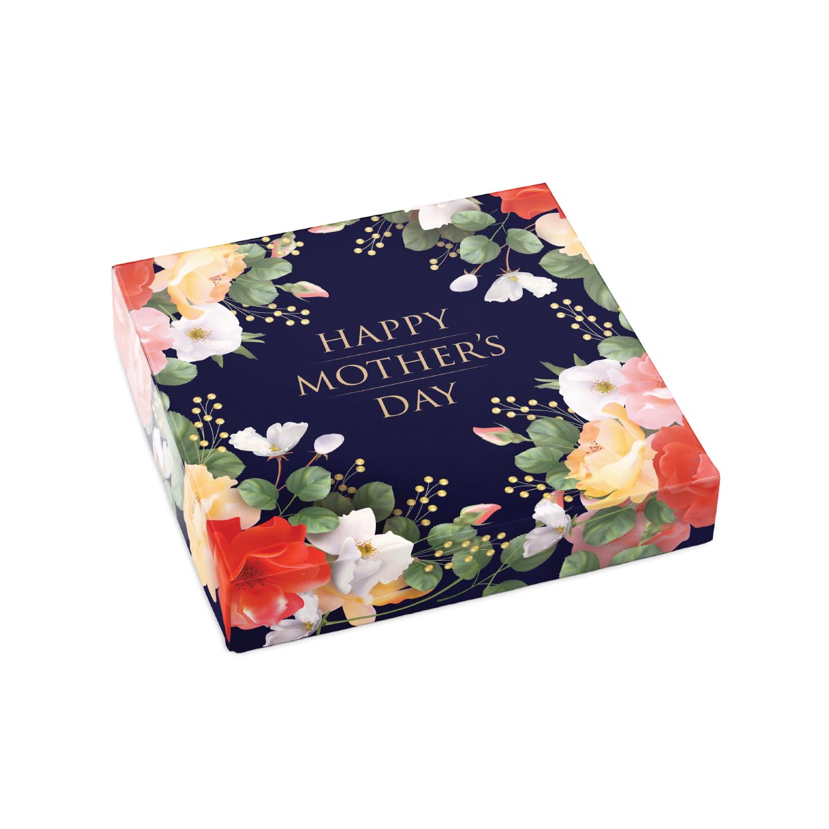 Happy Mother's Day Flower Gift Box Sugar Free Assorted Chocolates for Mom