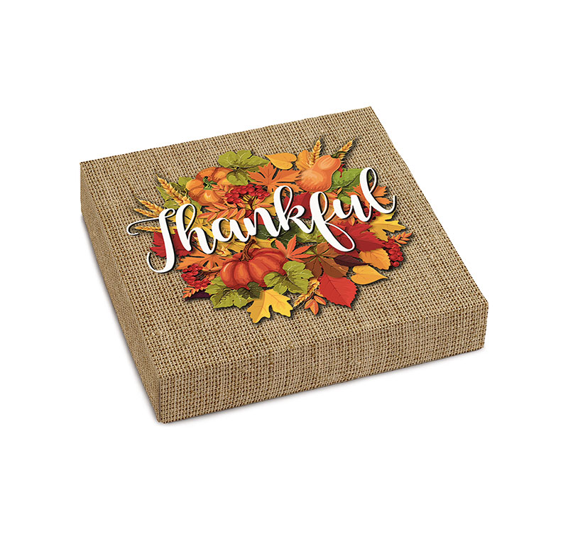 Thankful Gift Box with Assorted Sugar Free Chocolate