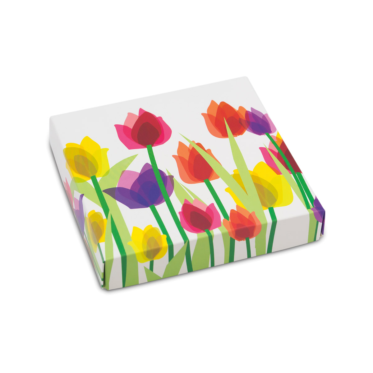 Springtime Tulip Gift Box Cordial Cherries Sugar Free