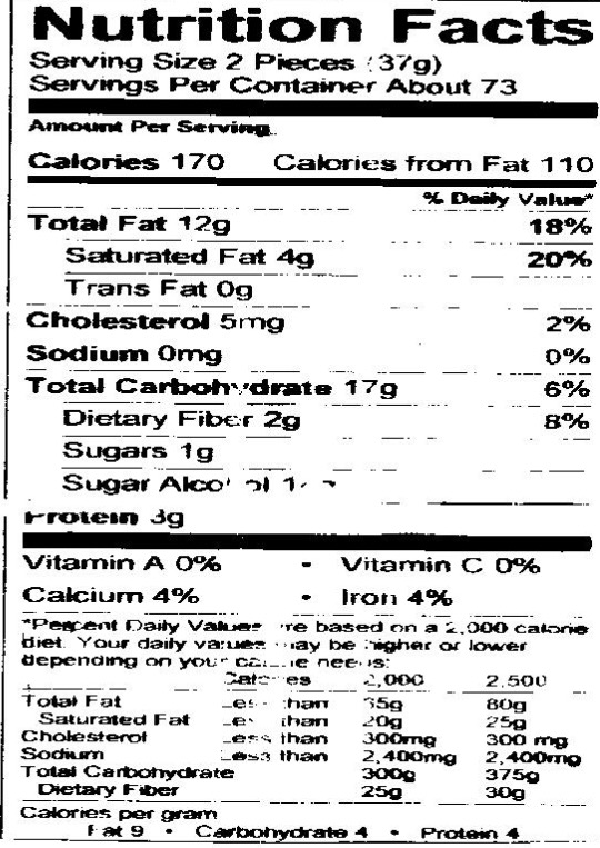 Almond Buttercrunch no sugar added