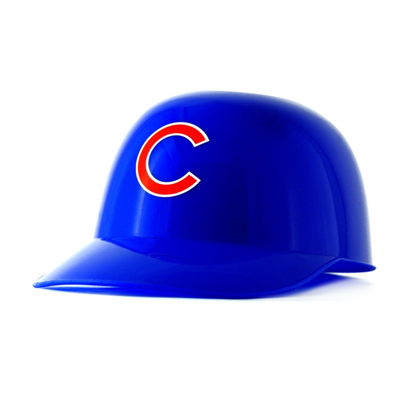 Chicago Cubs Mini Batting Helmet w/ 8 oz. of Sugar Free Lollipops