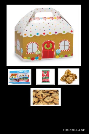 Ginger Bread House basket Sugar Free