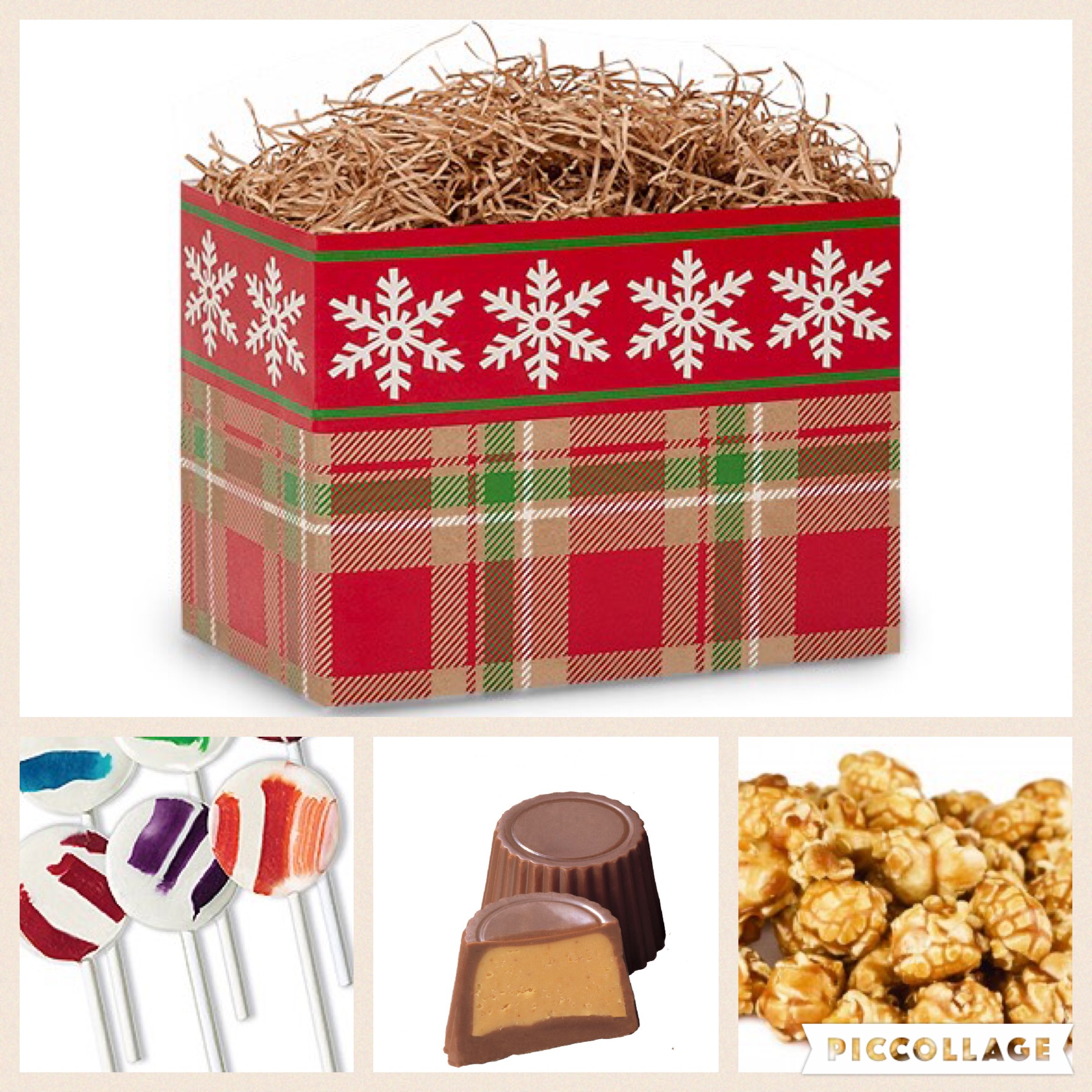 Sweet Santa Gift basket Sugar Free