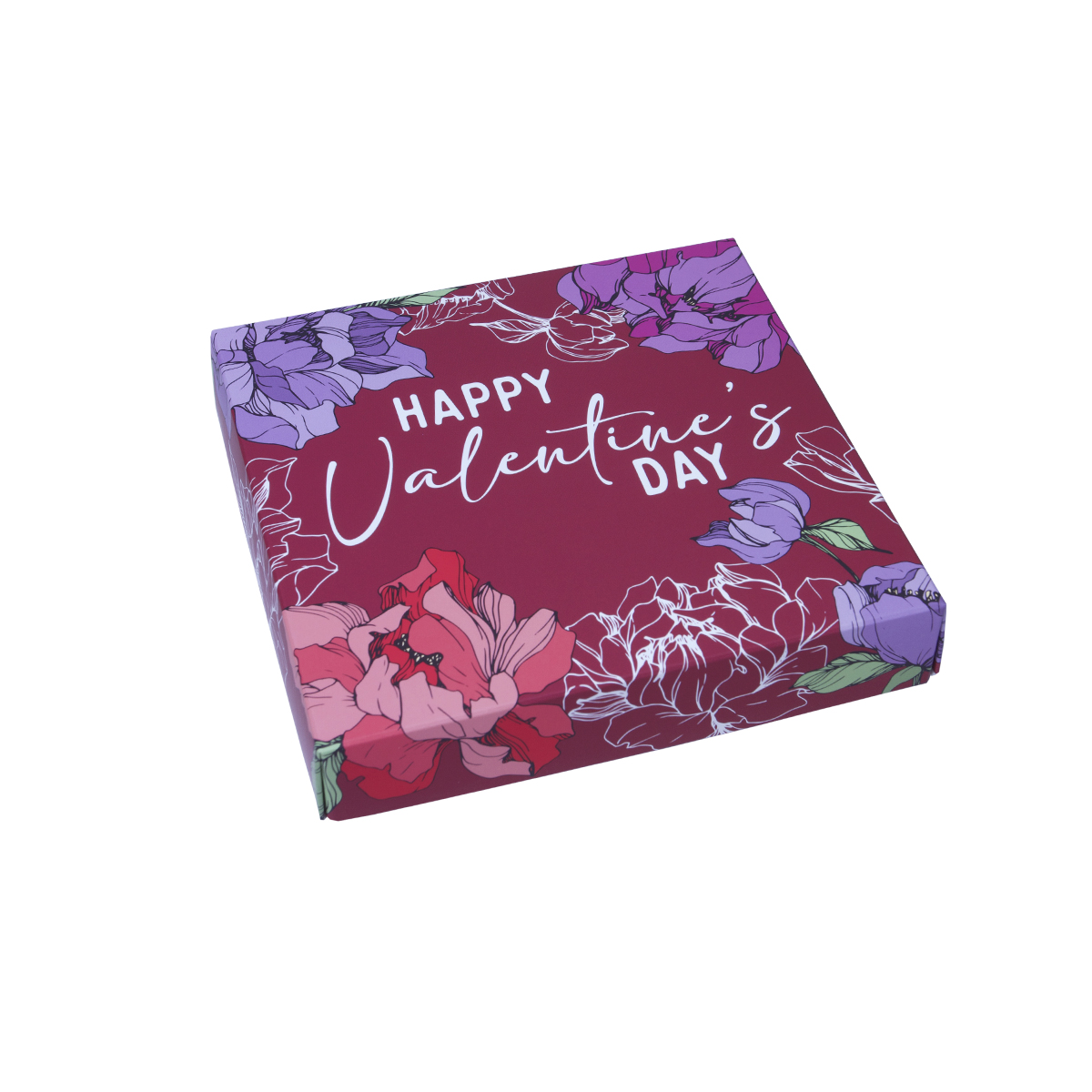 Happy Valentine's Day Gift Box with Assorted Sugar Free Chocolate